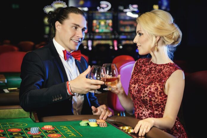 Live casino game with real dealers and online poker action